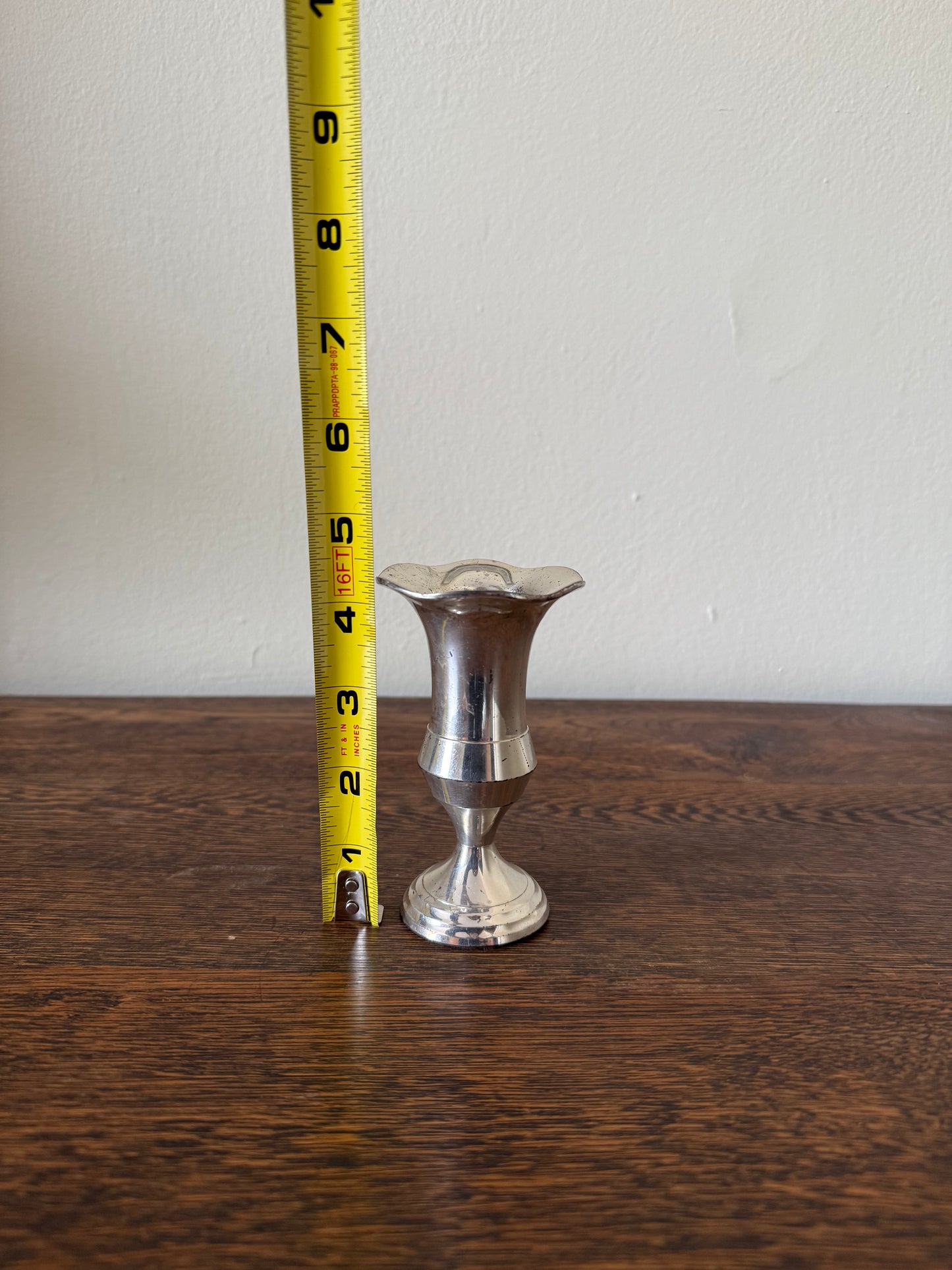 Silver Bud Vase